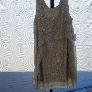Gold sparkle dress NWT